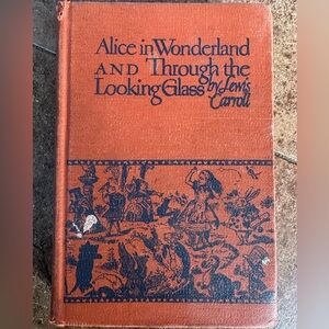 Vintage Alice’s Adventures in Wonderland Through the Looking Glass 1946 illustra